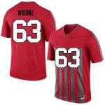 Men's Ohio State Buckeyes #63 Kevin Woidke Throwback Nike NCAA College Football Jersey May LUT2644OK